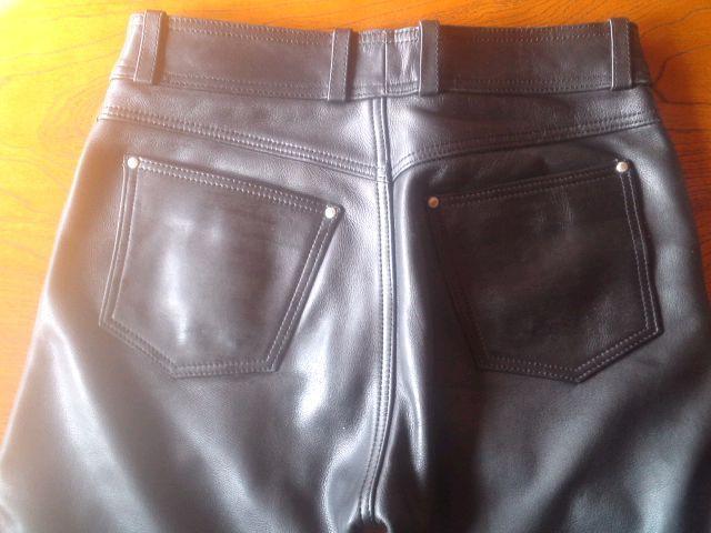 ★ハーレーダビットソンの黒革パンツで良品です☆ < ブランド  ★ハーレーダビットソンの黒革パンツで良品です☆ < ブランドの