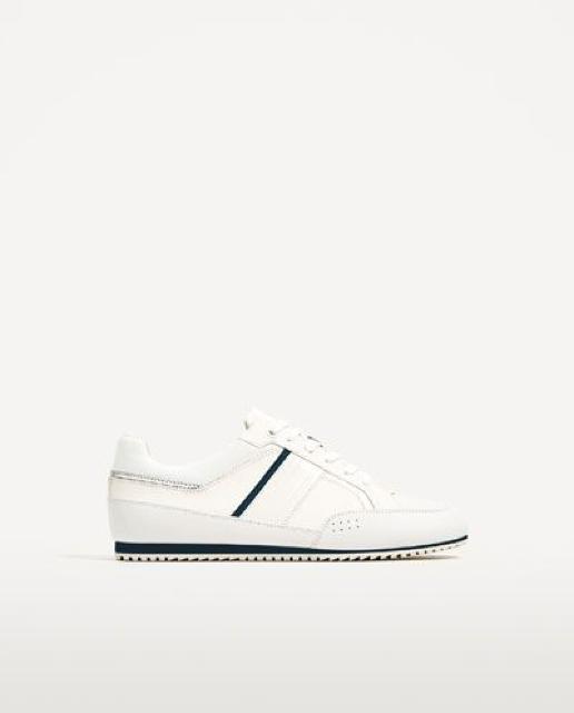 ☆ZARA/ザラ ホワイトスニーカー/シューズ/42(27cm)☆新品 < ブランド ☆ZARA/ザラ ホワイトスニーカー/シューズ/42(27cm)☆新品 < ブランドの