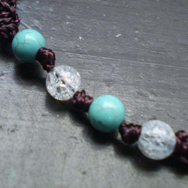 天然石*紐編みアンクレット*5 < 男性アクセサリー/時計 天然石*紐編みアンクレット*5 < 男性アクセサリー/時計の