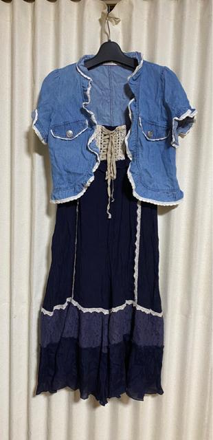 アクシーズ豪華セット☆ライトジージャン&ネイビーパンツワンピ < ブランド  アクシーズ豪華セット☆ライトジージャン&ネイビーパンツワンピ  < ブランドの