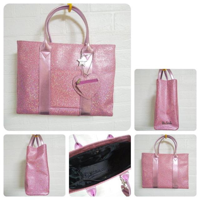 セレブブランド★キラキラ優秀トート牛革bag★定価 23,000円 < 女性ファッション  セレブブランド★キラキラ優秀トート牛革bag★定価 23,000円 < 女性ファッションの