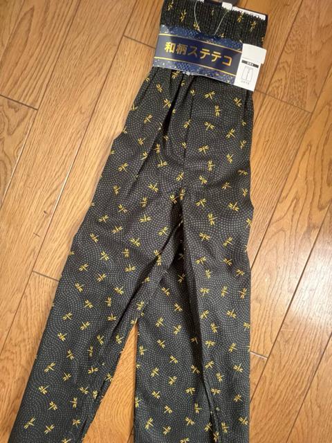 LLサイズ!高貴紳士的!粋な感じ!和柄!前開きあり!ボタン付き!ひざ下丈!ステテコ!新品!No.トンボ < 男性ファッション  LLサイズ!高貴紳士的!粋な感じ!和柄!前開きあり!ボタン付き!ひざ下丈!ステテコ!新品!No.トンボ < 男性ファッションの