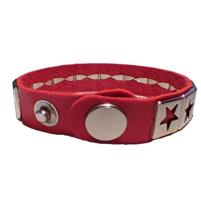 スタッズ 鋲 星 スター 1列 レザーブレスレット ブレスレット アクセサリー バングル リストバンド ロック パンク 赤色 A < 男性アクセサリー/時計  スタッズ 鋲 星 スター 1列 レザーブレスレット ブレスレット アクセサリー バングル リストバンド ロック パンク 赤色 A < 男性アクセサリー/時計の
