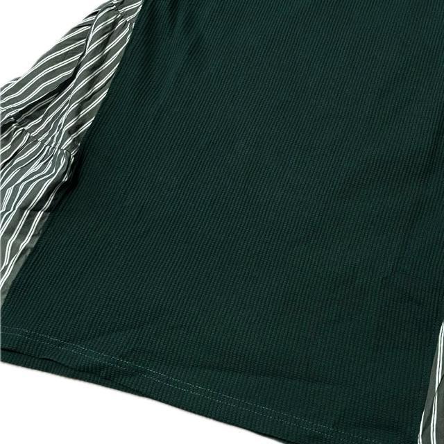 fort point 異素材MIX サイドティアード ニット トップス < 女性ファッション fort point 異素材MIX サイドティアード ニット トップス < 女性ファッションの