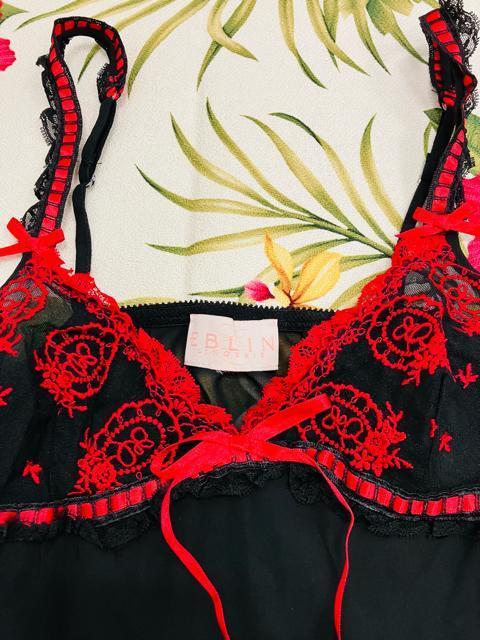 EBLIN 黒のキュート キャミソール シースルー 透け感たっぷり < 女性ファッション  EBLIN 黒のキュート キャミソール シースルー 透け感たっぷり < 女性ファッションの