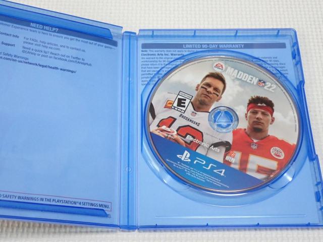 PS4★MADDEN NFL 22 海外版 北米版★箱付・ソフト付★動作確認済 < ゲーム本体/ソフト  PS4★MADDEN NFL 22 海外版 北米版★箱付・ソフト付★動作確認済 < ゲーム本体/ソフトの