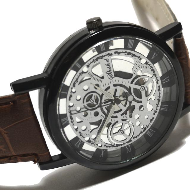 【新品・未使用】スケルトン【スチームパンク】メンズ腕時計 < 男性アクセサリー/時計 【新品・未使用】スケルトン【スチームパンク】メンズ腕時計 < 男性アクセサリー/時計の