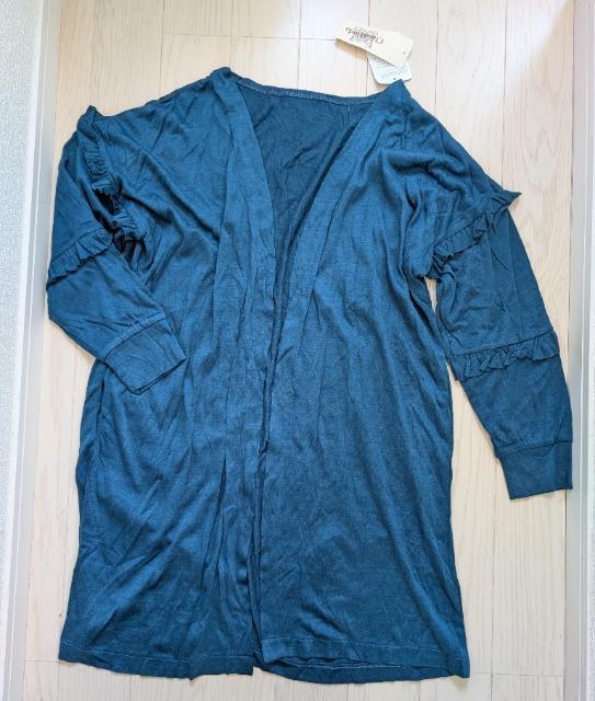 L★Chica Linda★袖フリルつきトッパーカーデ★新品★送料無料 < 女性ファッション L★Chica Linda★袖フリルつきトッパーカーデ★新品★送料無料 < 女性ファッションの