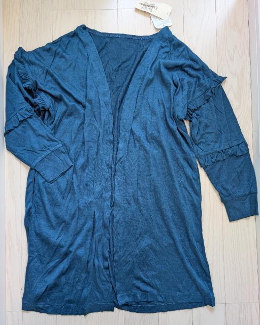 L★Chica Linda★袖フリルつきトッパーカーデ★新品★送料無料 < 女性ファッション L★Chica Linda★袖フリルつきトッパーカーデ★新品★送料無料 < 女性ファッションの