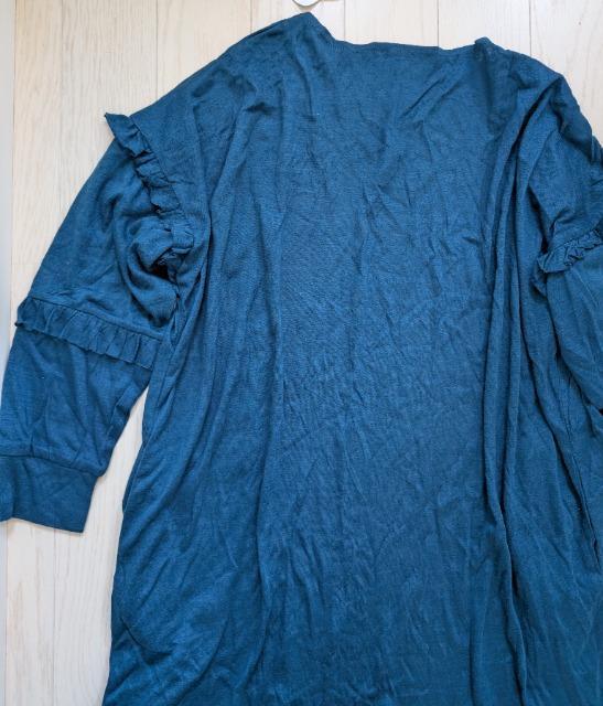 L★Chica Linda★袖フリルつきトッパーカーデ★新品★送料無料 < 女性ファッション L★Chica Linda★袖フリルつきトッパーカーデ★新品★送料無料 < 女性ファッションの