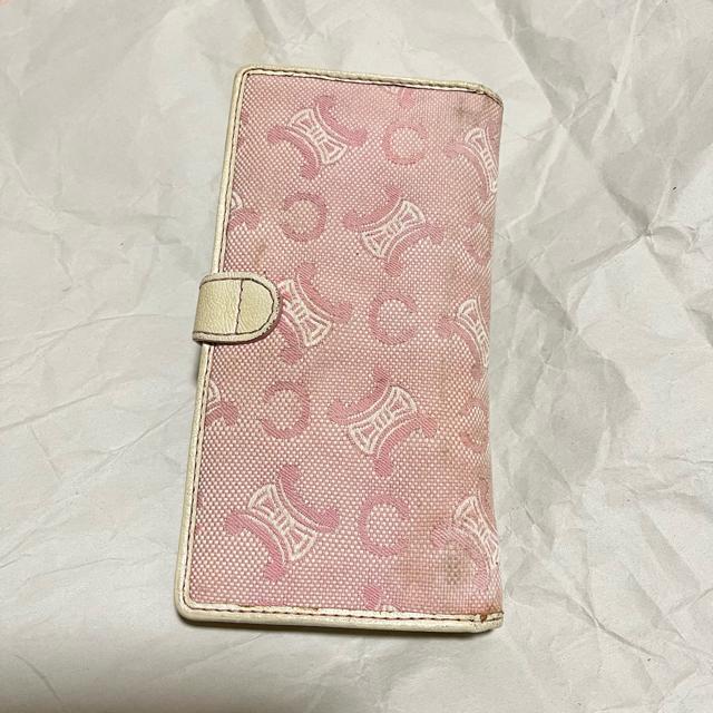 【正規品】【CELINE / セリーヌ】 マカダム / 二つ折り 長財布 ピンク キャンバス < ブランド 【正規品】【CELINE / セリーヌ】 マカダム / 二つ折り 長財布 ピンク キャンバス < ブランドの