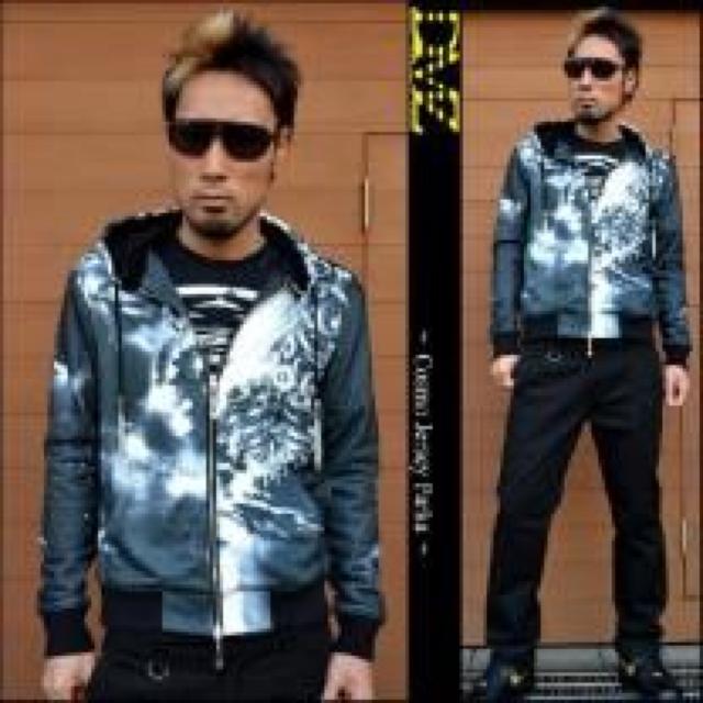 【DMZ】悪羅悪羅.オラオラ.ワル♪コード金属タッセル グラフィック コスモジャージパーカー < 男性ファッション 【DMZ】悪羅悪羅.オラオラ.ワル♪コード金属タッセル グラフィック コスモジャージパーカー < 男性ファッションの