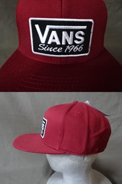 バンズ【VANS】SINCE1966ワッペンロゴ刺繍付CAP < 男性ファッション  バンズ【VANS】SINCE1966ワッペンロゴ刺繍付CAP < 男性ファッションの