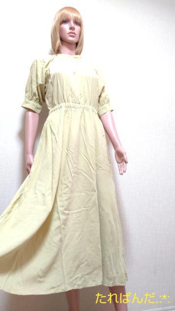 新品タグ付☆大きいF☆mikke☆ふんわり柔らか素材の背紐付きワンピW151☆3点で即落 < 女性ファッション  新品タグ付☆大きいF☆mikke☆ふんわり柔らか素材の背紐付きワンピW151☆3点で即落 < 女性ファッションの