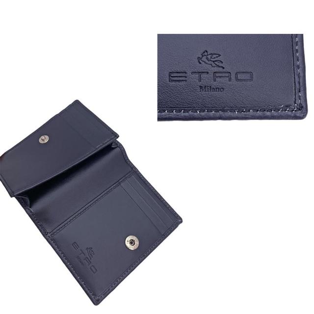 新品エトロETROメンズ レザー名刺入れ カードケース ネイ < ブランド 新品エトロETROメンズ レザー名刺入れ カードケース ネイ < ブランドの