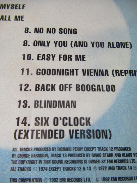 リンゴ・スター CD 「 Goodnight Vienna 」 < タレントグッズ  リンゴ・スター CD 「 Goodnight Vienna 」 < タレントグッズの