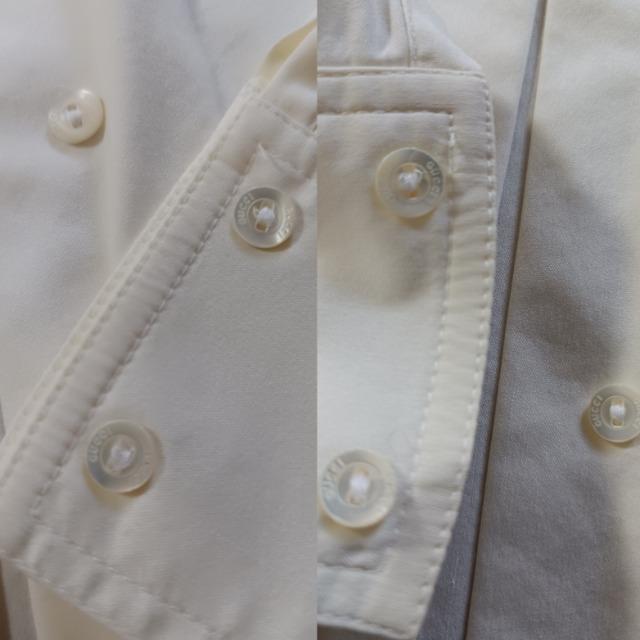 GUCCI★長袖ブラウスシャツ★グッチ★1枚は持ってると便利★定番シンプルブラウス★ < 女性ファッション GUCCI★長袖ブラウスシャツ★グッチ★1枚は持ってると便利★定番シンプルブラウス★ < 女性ファッションの