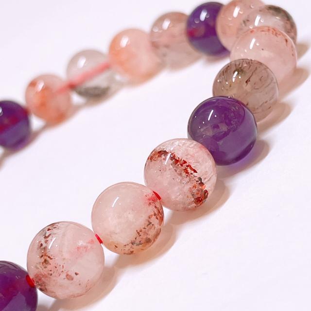 《No.509》スーパーセブンブレスレットA  7.8o  珠 内径15.5p < 女性アクセサリー/時計  《No.509》スーパーセブンブレスレットA  7.8o  珠 内径15.5p < 女性アクセサリー/時計の