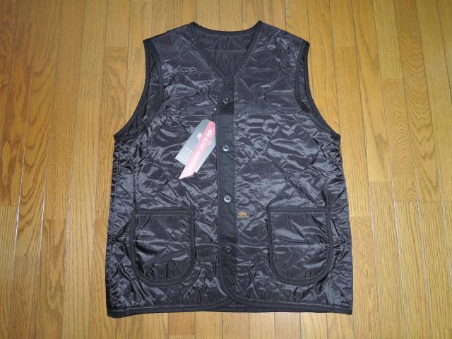 新品 ALPHA INDUSTRIES アルファ インダストリーズ M-65 ライナーベスト L 黒 キルティングベスト < ブランド  新品 ALPHA INDUSTRIES アルファ インダストリーズ M-65 ライナーベスト L 黒 キルティングベスト  < ブランドの