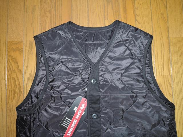 新品 ALPHA INDUSTRIES アルファ インダストリーズ M-65 ライナーベスト L 黒 キルティングベスト < ブランド  新品 ALPHA INDUSTRIES アルファ インダストリーズ M-65 ライナーベスト L 黒 キルティングベスト < ブランドの