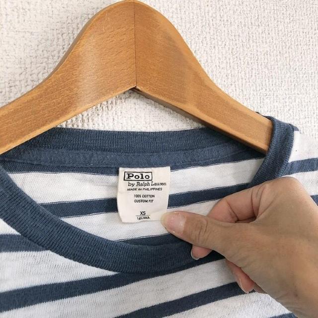 ◆Polo by Ralph Lauren/ラルフローレン◆定番ボーダーロンT★ブルー×ホワイトXS*シンプルコーデ < ブランド ◆Polo by Ralph Lauren/ラルフローレン◆定番ボーダーロンT★ブルー×ホワイトXS*シンプルコーデ < ブランドの
