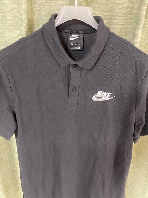 NIKE ナイキ メンズ 半袖ポロシャツ 黒 サイズLロゴ刺繍 NIKE ナイキ ポロシャツ ブラック 黒 半袖 コットン100 < ブランド NIKE ナイキ メンズ 半袖ポロシャツ 黒 サイズLロゴ刺繍 NIKE ナイキ ポロシャツ ブラック 黒 半袖 コットン100 < ブランドの