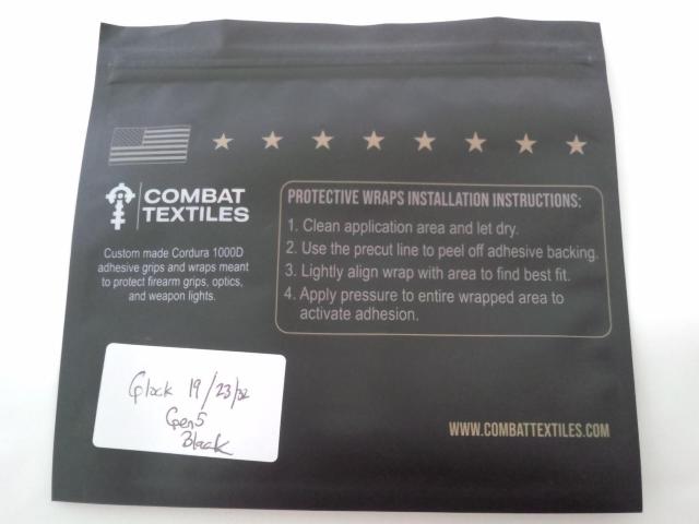 GAK COMBAT TEXTILES ی색bv Glock 19/23/32 Gen5 Black   