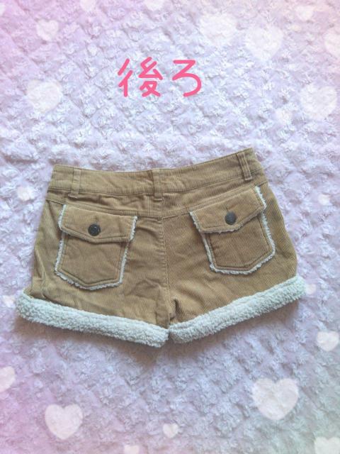 ボア付きコーデュロイショートパンツ < 女性ファッション ボア付きコーデュロイショートパンツ < 女性ファッションの