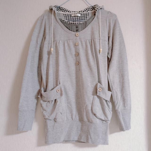 bizazz �p�[�J�[ �O���[ �d�˒��� �u���[�O���X BLUE GRASS �r�U�b�Y  �� �����t�@�b�V������ 