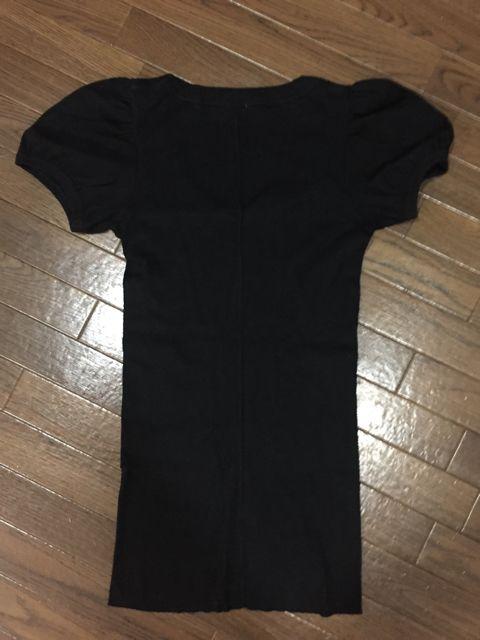 FLORENTフローレント パフスリーブ半袖Tシャツ 長め丈 黒 < ブランド  FLORENTフローレント パフスリーブ半袖Tシャツ 長め丈 黒 < ブランドの