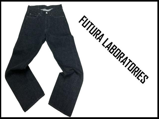新品 Futura Laboratories Jeans フュチュラデニムジーンズ黒 XS < 男性ファッション 新品 Futura Laboratories Jeans フュチュラデニムジーンズ黒 XS < 男性ファッションの