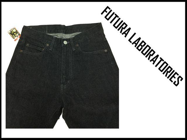 新品 Futura Laboratories Jeans フュチュラデニムジーンズ黒 XS < 男性ファッション 新品 Futura Laboratories Jeans フュチュラデニムジーンズ黒 XS < 男性ファッションの