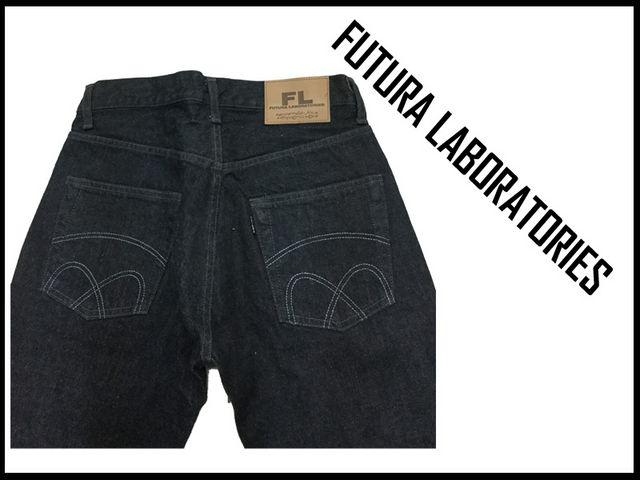 新品 Futura Laboratories Jeans フュチュラデニムジーンズ黒 XS < 男性ファッション 新品 Futura Laboratories Jeans フュチュラデニムジーンズ黒 XS < 男性ファッションの