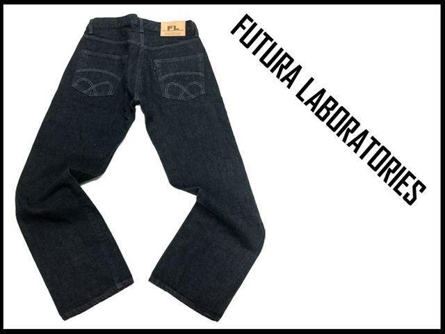 新品 Futura Laboratories Jeans フュチュラデニムジーンズ黒 XS < 男性ファッション 新品 Futura Laboratories Jeans フュチュラデニムジーンズ黒 XS < 男性ファッションの
