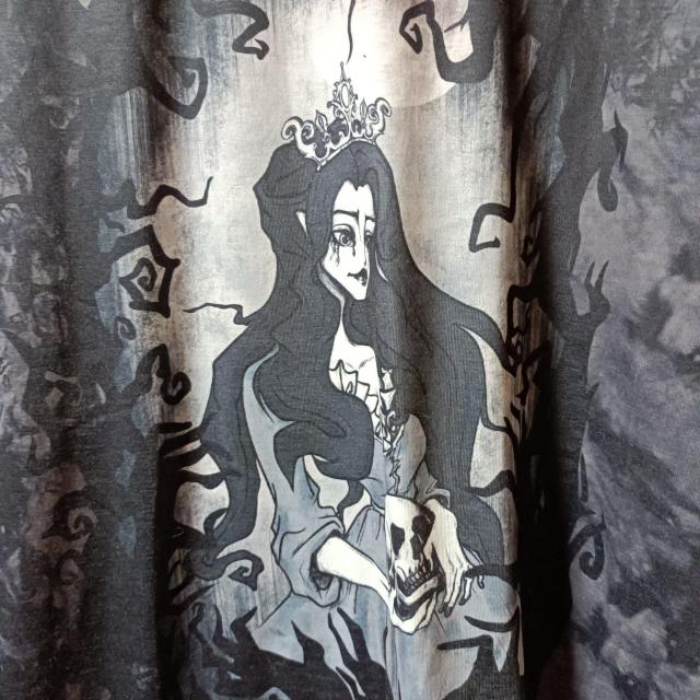 ROMWE★新品★むら染めダークプリンセス半袖T/L < 女性ファッション  ROMWE★新品★むら染めダークプリンセス半袖T/L < 女性ファッションの