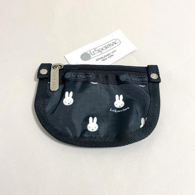 ★新品★LeSportsac レスポートサック ミッフィー 黒色 ブラック 小銭入れ コインケース キーリング付き ポーチ < 女性ファッション  ★新品★LeSportsac レスポートサック ミッフィー 黒色 ブラック 小銭入れ コインケース キーリング付き ポーチ  < 女性ファッションの