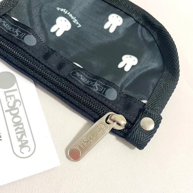 ★新品★LeSportsac レスポートサック ミッフィー 黒色 ブラック 小銭入れ コインケース キーリング付き ポーチ < 女性ファッション  ★新品★LeSportsac レスポートサック ミッフィー 黒色 ブラック 小銭入れ コインケース キーリング付き ポーチ < 女性ファッションの