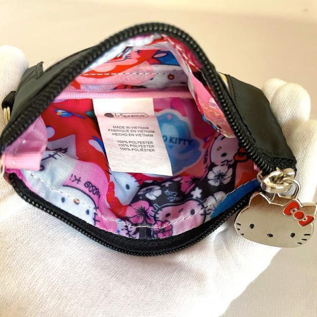 ★新品★LeSportsac レスポートサック ハローキティー ブラック キーコインポーチ ID パスケース ポーチ 小銭入れ < 女性ファッション  ★新品★LeSportsac レスポートサック ハローキティー ブラック キーコインポーチ ID パスケース ポーチ 小銭入れ < 女性ファッションの