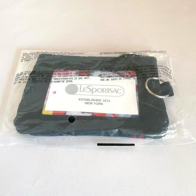 ★新品★LeSportsac レスポートサック ハローキティー ブラック キーコインポーチ ID パスケース ポーチ 小銭入れ < 女性ファッション  ★新品★LeSportsac レスポートサック ハローキティー ブラック キーコインポーチ ID パスケース ポーチ 小銭入れ < 女性ファッションの
