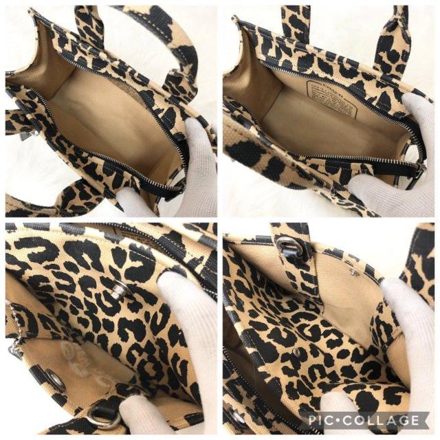 【レア美品】COACH コーチ カーゴトート26 ショルダーバッグ 2way レオパード ヒョウ柄 < ブランド  【レア美品】COACH コーチ カーゴトート26 ショルダーバッグ 2way レオパード ヒョウ柄 < ブランドの