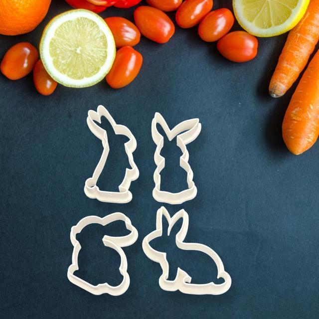 うさぎの形 クッキー型 4個セット 抜き型 粘土型 お菓子作り < インテリア/ライフ うさぎの形 クッキー型 4個セット 抜き型 粘土型 お菓子作り < インテリア/ライフの