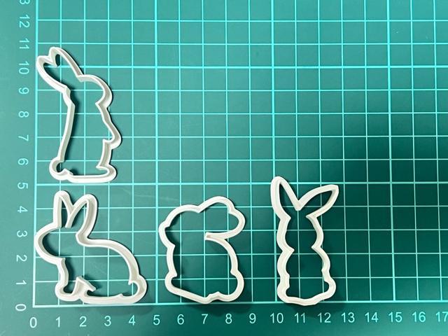 うさぎの形 クッキー型 4個セット 抜き型 粘土型 お菓子作り < インテリア/ライフ うさぎの形 クッキー型 4個セット 抜き型 粘土型 お菓子作り < インテリア/ライフの