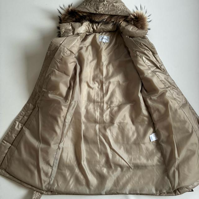 ◆美品◆LITIRA◆ラクーンファー◆ロングダウンコート◆シャンパンベージュ◆M < 女性ファッション ◆美品◆LITIRA◆ラクーンファー◆ロングダウンコート◆シャンパンベージュ◆M < 女性ファッションの