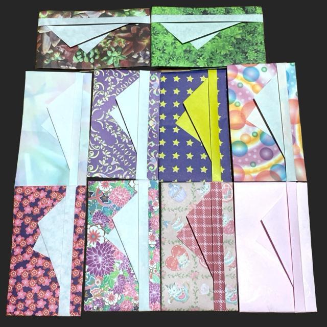 ハンドメイド 折り紙飾り ポチ袋 三角 10個 < ペット/手芸/園芸 ハンドメイド 折り紙飾り ポチ袋 三角 10個 < ペット/手芸/園芸の