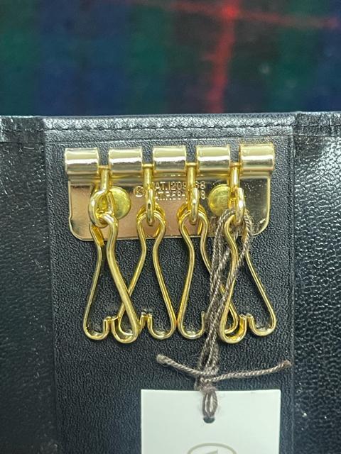 �y�V�i�E�^�O�t���zGIANNI VALENTINO �L�[�P�[�X �{�v �u���b�N �S�[���h���� �� �j���t�@�b�V������ 