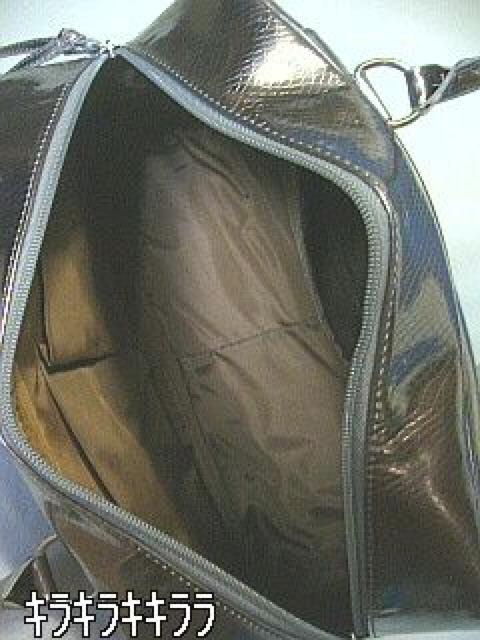 【DIVABBRACCI】《New》パイソン柄*ボストンバッグ<グレーブラック> < 女性ファッション  【DIVABBRACCI】《New》パイソン柄*ボストンバッグ<グレーブラック> < 女性ファッションの