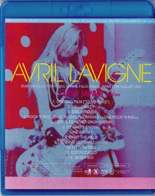 Avril Lavigne 2014年!サマソニ アヴリルラヴィーン(Blu-Ray) < CD/DVD/ビデオ  Avril Lavigne 2014年!サマソニ アヴリルラヴィーン(Blu-Ray) < CD/DVD/ビデオの