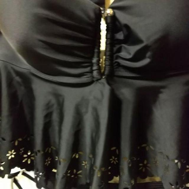 新品★セパレート水着フラワーカット/黒/M < 女性ファッション  新品★セパレート水着フラワーカット/黒/M < 女性ファッションの