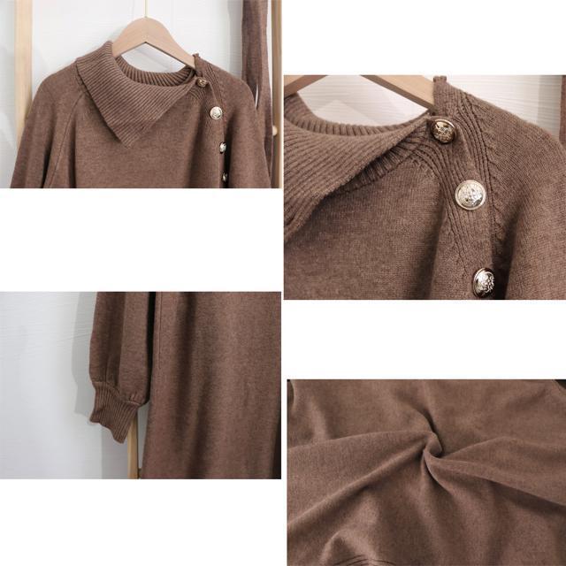 送料無料 新品 ニットワンピース 長袖 レディース 秋冬 < 女性ファッション  送料無料 新品 ニットワンピース 長袖 レディース 秋冬 < 女性ファッションの