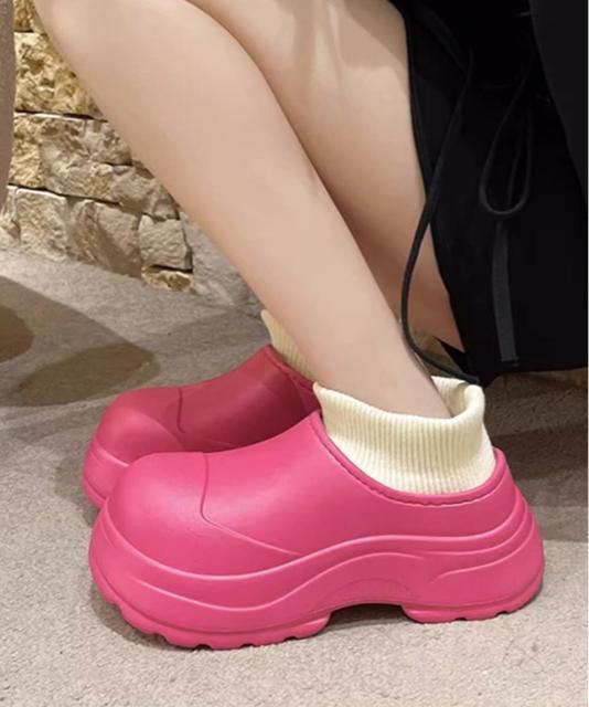 送料無料 新品 EVAショートブーツ ソックス風 裏起毛 < 女性ファッション  送料無料 新品 EVAショートブーツ ソックス風 裏起毛 < 女性ファッションの